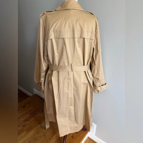 NWT Lane Bryant Tan Trench Coat - Women's Plus Size 22/24 - Picture 9 of 16